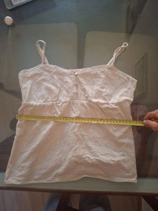 Top S Mujer Tirantes Beige