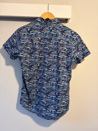 Camisa Springfield Estampada Manga Corta