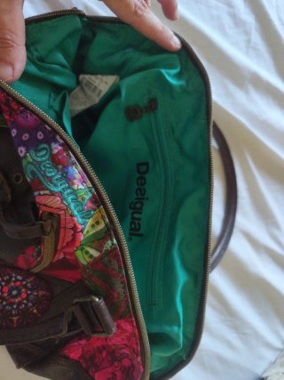 Bolso Desigual Multicolor Marrón