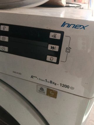 Puerta Lavadora Indesit 8kg. Blanca o gris