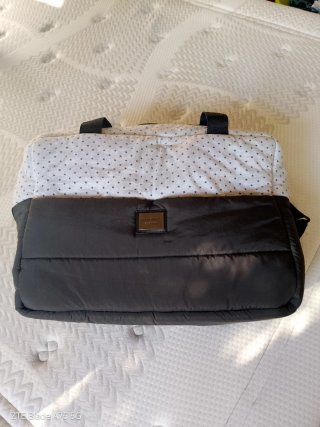 Bolso Bonjour Bebe negro-gris