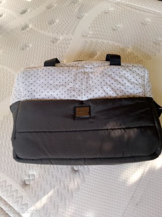 Bolso Bonjour Bebe negro-gris