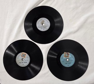 3 Dischi 78 giri Disques Inovat