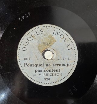 3 Dischi 78 giri Disques Inovat