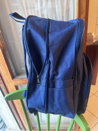 Zainetto blu Davos con stelle alpine