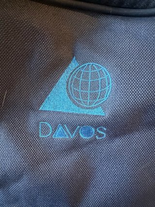 Zainetto blu Davos con stelle alpine