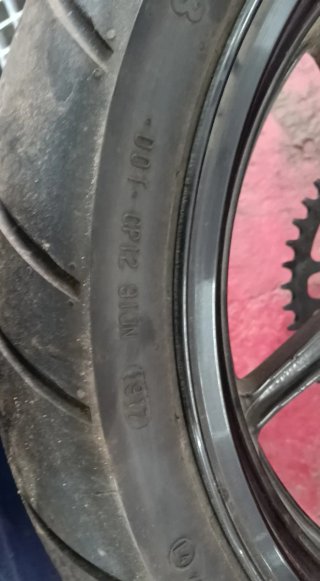 Rueda Trasera Kawasaki ER6 con Llanta