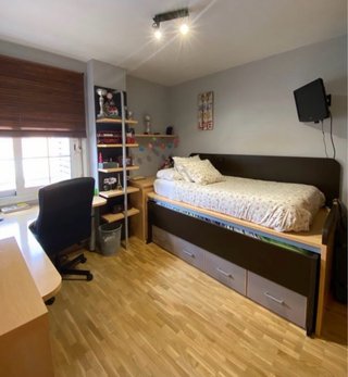 Dormitorio juvenil modular completo (2 camas)