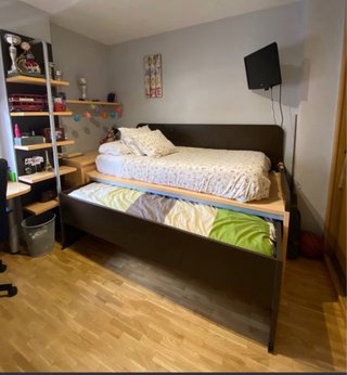 Dormitorio juvenil modular completo (2 camas)