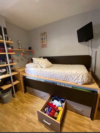 Dormitorio juvenil modular completo (2 camas)