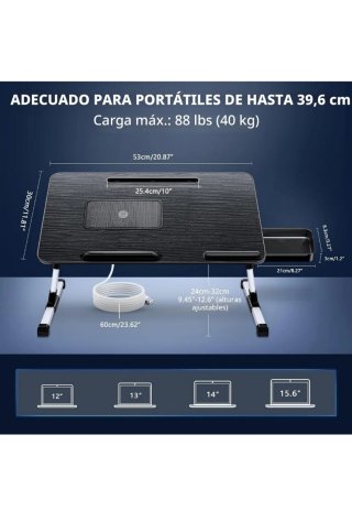 Mesa Plegable Portátil para Cama/Suelo