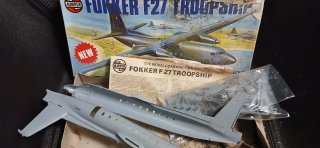 Maqueta Airfix Fokker F27 Troopship 1/72 Vintage.