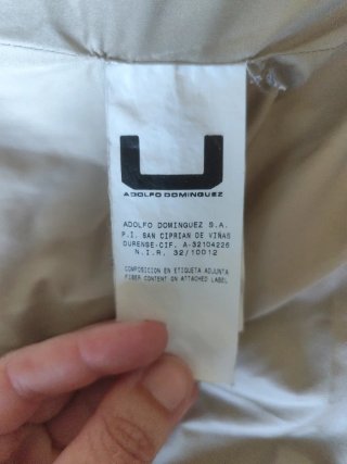Chaquetón Adolfo Domínguez Beige/Marrón