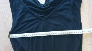 Vestido de punto negro