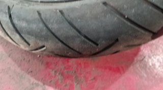 Rueda y horquilla Kawasaki ER6