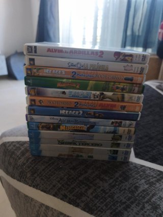 Lote Películas DVD Infantiles Español