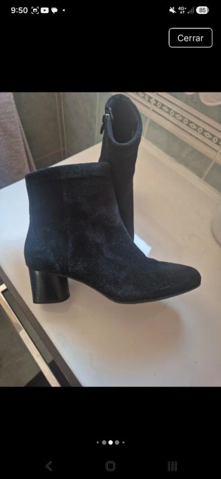 Botines Clarks Negros Talla 39