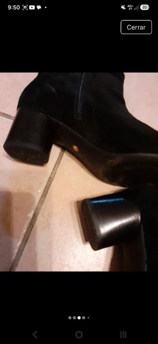 Botines Clarks Negros Talla 39
