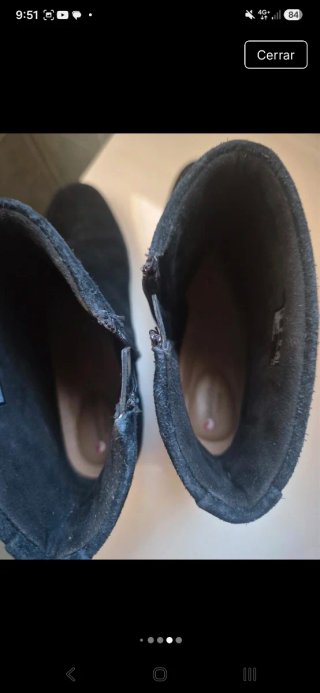 Botines Clarks Negros Talla 39