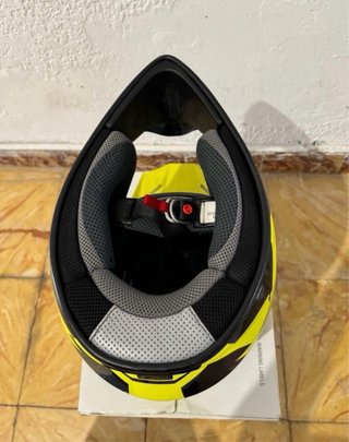 Casco Moto Cross TAKAI Amarillo y Negro