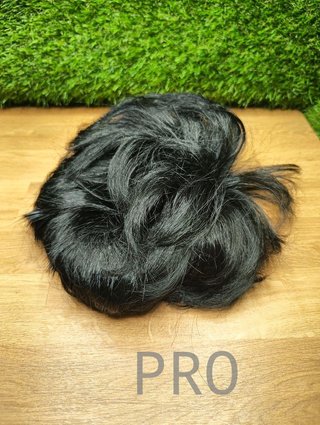 Peluca Negra Rockstar Wig