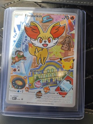 Lote 3 Cartas Pokémon Chespin, Fennekin, Froakie