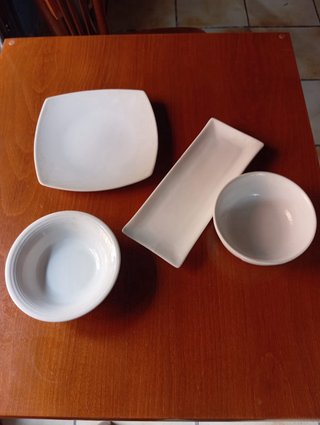 Lote Vajilla Restaurante Cerámica Porcelana
