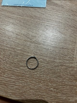 Anillo Oro Blanco 9K 375 Diamante
