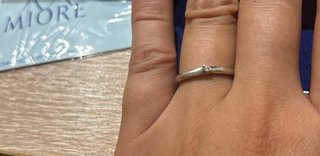 Anillo Oro Blanco 9K 375 Diamante