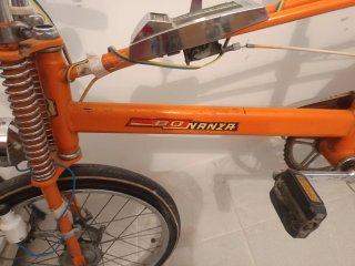 Bicicleta BMX Naranja Antigua