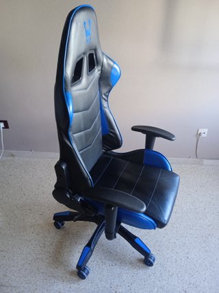 Silla Gaming Negra y Azul