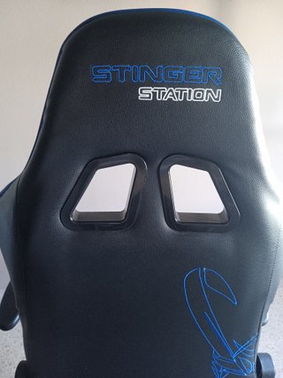 Silla Gaming Negra y Azul