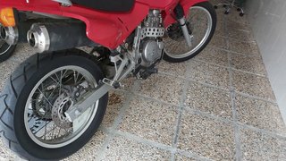 Honda Dominator Roja/Plata