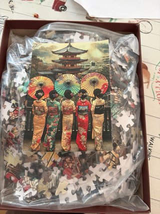 Puzzle 1000 Piezas TUCCOOO Geisha Paraguas