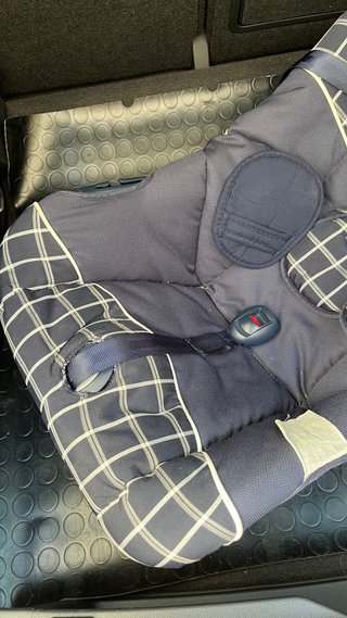Seggiolino Auto Navicella Blu Scacchi