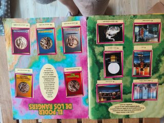 Álbum de Cromos Power Rangers 1994