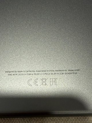 MacBook Air M2 13,6” (2022) para reparar o piezas