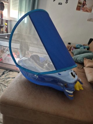 Flotador bebé con parasol (3-6 meses)