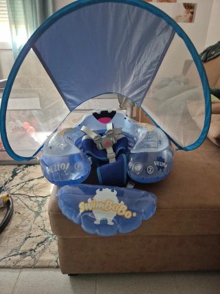Flotador bebé con parasol (3-6 meses)