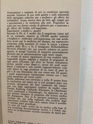 Le cavie dei lager “Gli esperimenti  delle SS