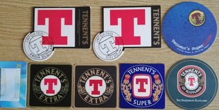 5 sottobicchieri birra Kulmbacher (beer coasters)