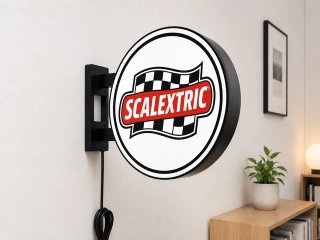 Cartel LED Doble Cara Scalextric Vintage