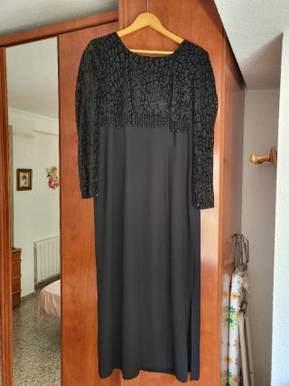 Vestido fiesta Jomhoy (2 pz) con chaqueta de gasa