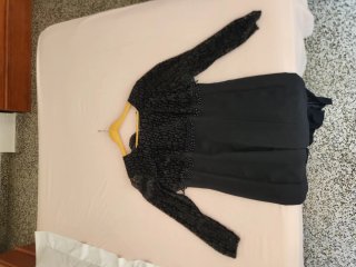 Vestido fiesta Jomhoy (2 pz) con chaqueta de gasa