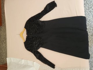 Vestido fiesta Jomhoy (2 pz) con chaqueta de gasa