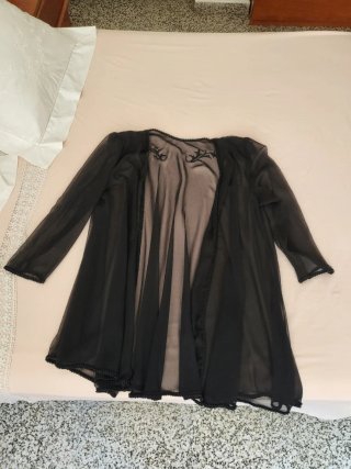 Vestido fiesta Jomhoy (2 pz) con chaqueta de gasa