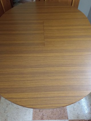 Mesa redonda extensible 90cm
