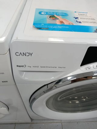 Lavadora Candy RapidO 9kg 1400rpm Clase A