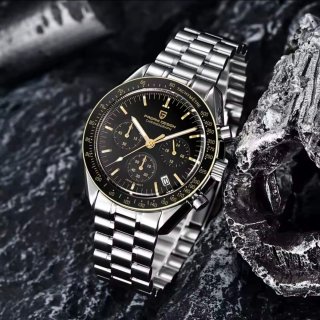 Reloj Pagani Design Cronógrafo Dorado y Plateado