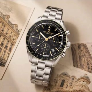 Reloj Pagani Design Cronógrafo Dorado y Plateado